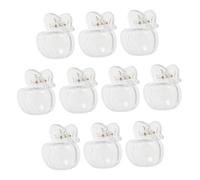 ARTSEWPLY 10pièces Pince à Brosse à Dents Plastique Étui De Voyage pour Brosse à Dents Capuchon De Protection Housse De Tête Étui De Rangement pour Voyage