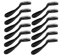 ARTSEWPLY 12 Pièces Brosse de Teinture Ovale Résistante Chaleur Kit pour Application Uniforme de Couleur Pinceaux pour Coloration Cheveux Femmes Usage Salon et Domicile