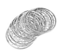 ARTSEWPLY 12 Pièces Métallique pour Pot Mason Couvercle Réutilisable pour Arrangement Floral et Support Stylo Maille Fer pour Bocal de Germination