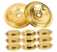 ARTSEWPLY 12 pièces Support Flottant pour Mèches de Lampe à Huile Aluminium Lot de Léger pour Lampes à Beurre et Bouddhistes Design Créatif et Finition Soignée