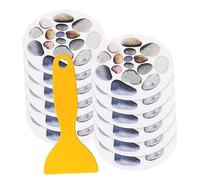 ARTSEWPLY 12feuilles Autocollants Antidérapants Pierre Lot De Stickers Colorés Pour Avec Grattoir Design Unique Pour Sécurité Et Esthétique Salle De Bain