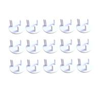 ARTSEWPLY 15 pièces Cache-prises de Sécurité Garçon Fille pour Prise Uk Lot de Abs Capuchons Électriques Intérieurs Résistants Aux Garçon Fille Couvertures de Prises Sûres et Fiables pour