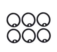 ARTSEWPLY 16 pièces Silicone Dog Tag Silencers Circles for Dogs Anti-Clank Identification Plaque Protectors Practical and Stretchable Pet Id Rings