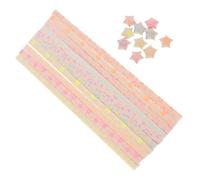 ARTSEWPLY 180 Pièces Papier Origami Étoile Décoratif Bandes Colorées pour Bricolage DIY Papier Couleur Facile à Plier pour Projets Artisanaux et Fêtes