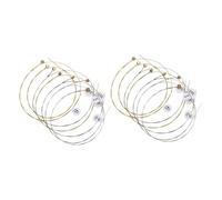 ARTSEWPLY 19 pièces Cordes de Lyre Acier Accessoires Fiables pour Petite Harpe Durables et Faciles à Remplacer et Résonance Riche