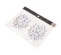 ARTSEWPLY 1feuille Autocollants De Gemmes De Visage Décorations Adhésives Pour Corps Et Bijoux De Festival Autocollants Éblouissants Pour Fêtes Et