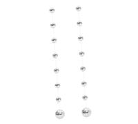 ARTSEWPLY 2 Cordes Boules Disco Miroir Suspendues Décoration Fête Réfléchissante pour Anniversaire Mariage Nouvel An et Noël