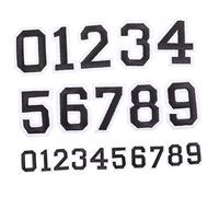 ARTSEWPLY 2 Ensembles Autocollants De Numéros De Vêtements Autocollants De Numéros De Casque Diy