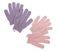ARTSEWPLY 2 Gants Exfoliants de Bain Épais Gants Spa pour Hommes et Femmes Nettoyage Profond et Massage Corps Éliminateur de Peaux Mortes Doux et Durable