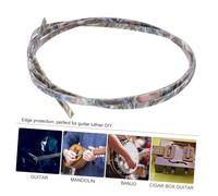 ARTSEWPLY 2 Pièces Abs Guitar Purfling Strips With Abalone Shell Inlay Guitar Binding Edge Trim For Repair And DIY Ukulele Mandolin Banjo