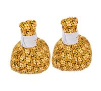ARTSEWPLY 2 Pièces Balles de Massage Chauffantes Moxibustion pour Massage Profond des Muscles et Soulagement Dos Épaules Boules Coton Réutilisables