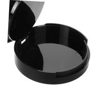 ARTSEWPLY 2 Pièces Boîte de Rangement pour Faux Cils Ronde Double Couche avec Miroir Intégré Compacte et Étui Portable Durable pour Protection et Organisation des Cils Voyage Lot