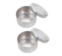 ARTSEWPLY 2 Pièces Boîtes de Pesée Aluminium Récipients de Pesée Fiables pour Laboratoire Accessoires Pratiques pour Expériences Scientifiques et Échantillonnage de Sols