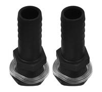 ARTSEWPLY 2 pièces Connecteur pour Réservoir Eau Raccord Extérieur pour Cuve Adaptable pour Tuyau Arrosage de Jardin Légères Plastique Pratique pour Remplacement et Usage Polyvalent