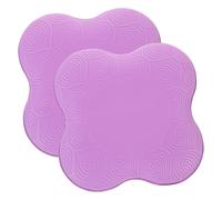 ARTSEWPLY 2 Pièces Coussin de Yoga Antidérapant Tpe Épais et Flexible Coussin de Protection Genoux et Poignets pour Sports et Exercices Confort et Stabilité pour Yoga et Fitness