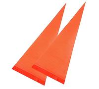 ARTSEWPLY 2 Pièces Drapeaux de Sécurité pour Vélos Garçon Fille de Haute Visibilité Drapeau Imperméable et Aux Déchirures Adapté Aux Vélos Remorques et Fauteuils
