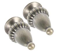 ARTSEWPLY 2 pièces Embouts Métalliques Décoratifs pour Lampe Accessoires de Finition Élégants pour Lampes de Table et Lampadaires Décor Moderne et Facile à Installer