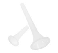 ARTSEWPLY 2 pièces Entonnoir de Remplissage Saucisse Plastique Réutilisable Accessoire pour Hachoir à Viande Électrique Tube Allongé pour Machine Saucisse Maison Facile à Nettoyer