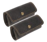 ARTSEWPLY 2 pièces Étui PU Cuir pour Médiators de Guitare Pochette Portable et Compacte pour Stockage et Protection des Plectrums Lot