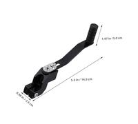 ARTSEWPLY 2 pièces Levier de Alliage Aluminium Pédale de Changement de Vitesse Noire pour et