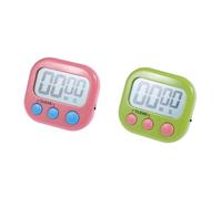 ARTSEWPLY 2 pièces Minuteur de Cuisine Numérique Cartoon Minuterie Multifonctionnelle Compte à Rebours pour Cuisson Alarme Pratique pour Cuisine et Activités Couleurs Couleur Aléatoire