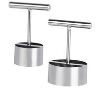 ARTSEWPLY 2 pièces Outil Extracteur Inox pour Fruits et Poires Design Antidérapant Corer Facile Grand et Petit pour Cuisine et Maison