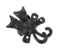 ARTSEWPLY 2 pièces Patère Murale Chat Fer Antique Crochet Décoratif Vintage pour Chapeaux Manteaux et Clés Crochet Mural Pratique pour Entrée et Salon