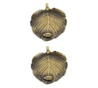 ARTSEWPLY 2 Pièces Petit Cuivre pour Calligraphie Support Pinceau de Bureau Compact Récipient Dencre Décoratif Accessoire Pratique pour Amateurs Dart Chinois