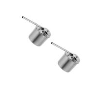 ARTSEWPLY 2 Pièces Pot à Pulvérisation pour Peinture sur Poterie Acier Inoxydable Outil de Soufflage de Glaçure Portable et Réutilisable pour Projets de Poterie et Décoration Argile