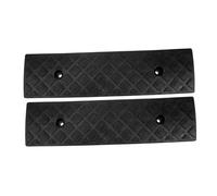 ARTSEWPLY 2 Pièces Rampe de Bordure Trottoir Noir Rampe Entrée Polyvalente pour Voitures Fauteuils et Trottinettes Installation sans Outil Usage Intérieur et Extérieur