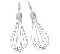 ARTSEWPLY 2 pièces Œufs Inox pour Perceuse Mini Mélangeur Manuel Accessoire Cuisine Pâtisserie Tête Battante Précision pour Texture Homogène Réutilisable