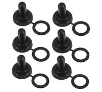 ARTSEWPLY 20 pièces Couvercle de Protection Étanche pour Interrupteur à Bascule Capuchon Poussière et à Humidité Installation Facile sans Outils Noir