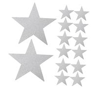 ARTSEWPLY 20 Pièces Découpées Papier Argenté pour Décoration Murale Artisanat Diy pour Salle de Classe Scrapbooking et Projets Créatifs