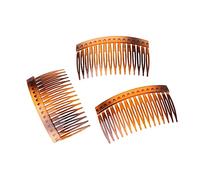 ARTSEWPLY 20 pièces Lot de Peignes à Frange Plastique Accessoires Coiffure Femmes Noir Transparent Café Blanc Dents Multiples Faciles à Insérer et Retirer Couleur Couleur Aléatoire