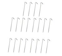 ARTSEWPLY 20 pièces Piquets de Tente Forme de Point Accessoires de Tente Solides pour Fixation Au Sol pour Camping et
