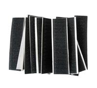 ARTSEWPLY 20 pièces Ruban Adhésif Puissant Hook And Loop Noir Autocollant pour Vêtements Sacs Protection Mobilier et Intérieur Auto