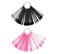 ARTSEWPLY 200 Pièces Échantillons D'ongles Palette à Ongles Affichage De Couleur De L'ongle Conseils Pour Afficher La Couleur Des Ongles Palette Nail Art Plaque De Nail Art Plastique
