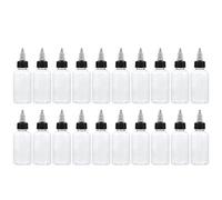 ARTSEWPLY 20pièces Bouteilles Squeeze Lot De Flacons Distributeurs De Liquide Avec Débit Pour Huile Et Sauce Chaque Pratiques Et Étanches Pour Cuisine Et Voyage