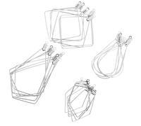 ARTSEWPLY 24 Pièces de Boucles D'oreilles Créoles Rondes en Métal Argenté, Anneaux Légers pour Création de Bijoux Diy, Breloques Rondes pour Pendentifs, Accessoires de Bijoux Artisanaux