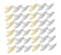 ARTSEWPLY 24 Pièces Music Box Winder Keys Replacement Ergonomic Bar Metal Handles for Globe and Musical Movement Repair Compatible with Multiple Brands Comfortable Grip Design