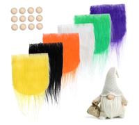 ARTSEWPLY 24 pièces Set de Barbes de GNOME Prédécoupées et Boules Bois Brut pour Création DIY Accessoires pour Poupées Artisanales Confortable