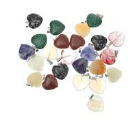 ARTSEWPLY 24pièces Pierres Cristaux Cœur Naturel Décoratives Pour Maison Art Jardin Ornement Cadeau