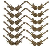 ARTSEWPLY 25 Pièces Vintage Acoustic Guitar Charms For Jewelry Making Lightweight Diy Pendants For Bracelets Necklaces And Earrings Creative Craft Supplies