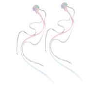 ARTSEWPLY 2pièces Barrette à Cheveux Scintillante Pour Filles Accessoires De Coiffure à Coquillage Pour Petites Pour Fêtes Anniversaires