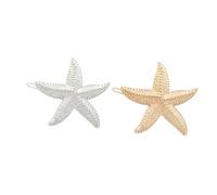 ARTSEWPLY 2pièces Pince à Cheveux Élégante Étoile de Mer Lot de Épingle à Cheveux pour Coiffure Festive