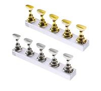 ARTSEWPLY 2pièces Support De Pratique Pour Présentoir Échecs Design Avec Base Acrylique Pour Nail Art Et Outils De Manucure Pour Salons Et Écoles De Beauté