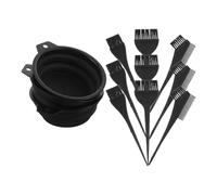 ARTSEWPLY 3 ensembles Kit de Teinture Cheveux avec Bol Pliable et Pinceau Applicateur Ensemble Complet pour Coloration Uniforme Adapté Salon et Maison Accessoires Professionnels pour
