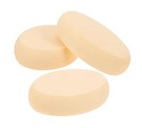 ARTSEWPLY 3 pièces Powder Puff Oval Makeup Sponge Reusable Cosmetic Applicator For Loose Powder Liquid Foundation And Blusher