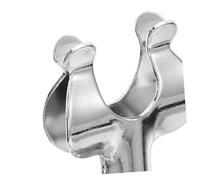 ARTSEWPLY 3 pièces Support Menu Inox Porte-menu Acier Inoxydable Portable pour Restaurant Porte-numéro de Table Élégant Forme de Fourchette Résistant et Brillant Banquets et Événements