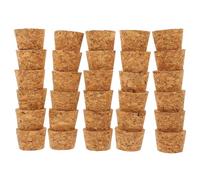 ARTSEWPLY 30 pièces Bouchons Liège Coniques pour Bouteilles de Vin Bouchons Étanches Compatibles Bonde pour Scellage Bouteilles Ouvertes Usage Maison et Professionnel